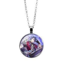 westtrend Honkai Star Rail Anhänger Anime Halskette Hundert Schmuck Kleidung Dekorationen für Valentinstag Geburtstag Geschenk für intime Liebhaber Freunde von westtrend