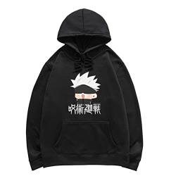 westtrend Jujutsu Kaisen Hoodies Gojo Satoru Pullover Kawaii Gojo Sweatshirts Anime Jujutsu Kaisen Satoru Gojo Pullover Für Männer Frauen von westtrend