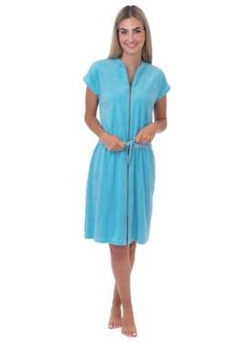 wewofashion Damen Badekleid Hauskleid Strandkleid Frottee by Otto Werner 049 Aqua Gr.S von wewofashion