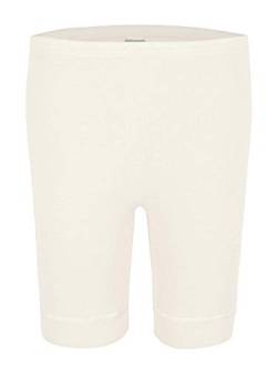 wobera Angora Damen-Unterhose bis Knie mit 50% Angora (Gr. XL, Farbe: wollweiß) von wobera ANGORA