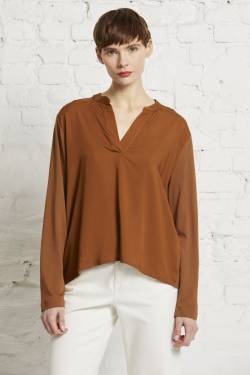 Henley blouse TENCELmix von wunderwerk