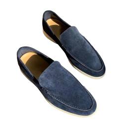 Freihändige lässige Loafer,Atmungsaktive Reise-Canvas-Schuhe für Männer 2024 Stylische Sommer-Loafer,Leichte Wanderschuhe,Bootsschuhe,Business Abendschuhe Flache Slipper Slip on Loafers,Gummi Sohle von xiongwei