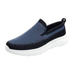 xiongwei Schuhe Gelb Herren Wasserdicht Flache Leichte Bequeme Casual Westen Herren Schuhe (Blue, 39) von xiongwei