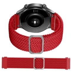 yeziu Smartwatch-Armband für COROS APEX Pro/APEX PACE 2 PACE2 Armband Correa-Armbänder(Red,20mm Universal) von yeziu