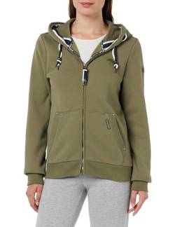 yuka Damen Sweatjacke, Oliv, 42 von yuka