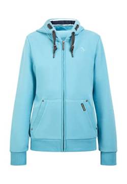 yuka Herren Sweatjacke, Eisblau, M von yuka