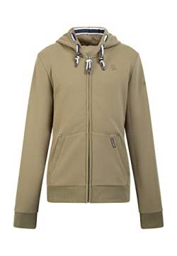 yuka Herren Sweatjacke, Oliv, L von yuka