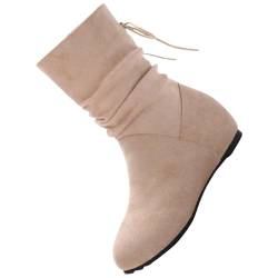 Schuhe Damen Schuhe Breite Füße Westernstiefel Damen Damen Schuhe Herbst Barfußschuhe Winter Wechselfußbett Stiefeletten Beige Mit Absatz Booties Lack Stiefeletten Damen Winterschuhe Damen Wasserdicht von zakuwyelik