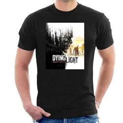 Men's Dying Light Poster Black T-Shirt Classic Cool Tee Black M Black 3XL von zhouxiaojian