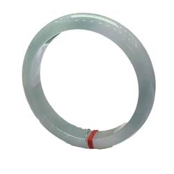 zhuBAOHE Authentischer Jade-Armreif, Jade-Armreif für Frauen, naturfarbener Jade-Armreif mit Schmuckschatulle und Zertifikat,Natural,58mm von zhuBAOHE