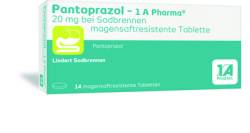 PANTOPRAZOL-1A Pharma 20mg bei Sodbrennen msr.Tab. 14 St von 1 A Pharma GmbH