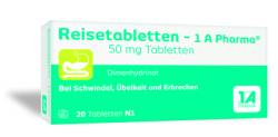 REISETABLETTEN-1A Pharma 20 St von 1 A Pharma GmbH