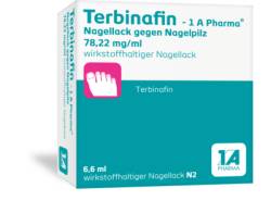 TERBINAFIN-1A Pharma Nagell.g.Nagelpilz 78,22mg/ml 6.6 ml von 1 A Pharma GmbH