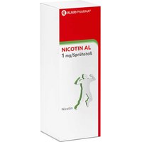 Nicotin Al 1 mg/SprÃ¼hstoÃ Spray zur Anwendung in der MundhÃ¶hle, von AL Aliud Pharma