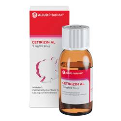 Cetirizin AL 1 mg/ml Sirup bei Heuschnupfen 2X75 ml von ALIUD Pharma GmbH