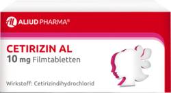 Cetirizin AL 10 mg Filmtabletten bei Heuschnupfen 7 St von ALIUD Pharma GmbH