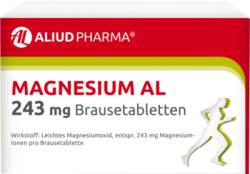 Magnesium AL 243 mg Brausetabletten bei Magnesiummangel und dadurch verursachten Wadenkr�mpfe 60 St von ALIUD Pharma GmbH