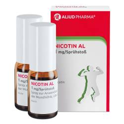 Nicotin AL 1 mg / Sprühstoß zur Rauchentwöhnung von ALIUD Pharma GmbH