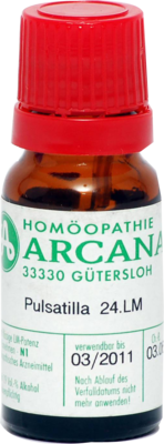 PULSATILLA LM 24 Dilution 10 ml von ARCANA Dr. Sewerin GmbH & Co.KG