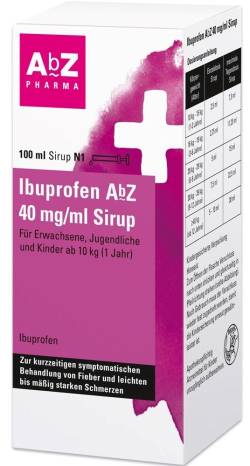 IBUPROFEN AbZ 40 mg/ml Fiebersaft von AbZ-Pharma GmbH