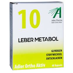 Adler Ortho Aktiv Nr. 10 ? Leber Metabol von Adler Pharma Produktion und Vertrieb GmbH