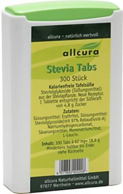 allcura Stevia Tabs von Allcura Naturheilmittel GmbH