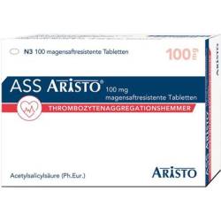 ASS Aristo 100 mg magensaftresistente Tabletten 100 St von Aristo Pharma GmbH
