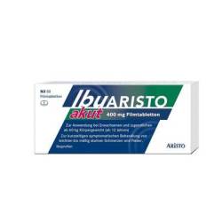 IBUARISTO akut 400 mg Filmtabletten 50 St von Aristo Pharma GmbH