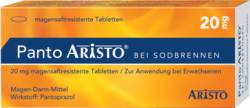 PANTO Aristo bei Sodbrennen 20 mg magensaftr.Tabl. 14 St von Aristo Pharma GmbH