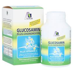 "GLUCOSAMIN 500 mg+Chondroitin 400 mg Kapseln + gratis Teufelskrallen Gel 180 Stück" von "Avitale GmbH"
