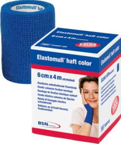 ELASTOMULL haft color 10 cmx20 m Fixierb.blau 1 St von BSN medical GmbH