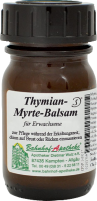 THYMIAN MYRTE Balsam f�r Erwachsene 30 ml von Bahnhof-Apotheke