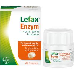 Lefax Enzym von Bayer Vital GmbH Geschäftsbereich Selbstmedikation