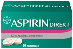 ASPIRIN Direkt Kautabletten 20 St von Bayer Vital GmbH