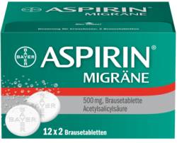 ASPIRIN MIGR�NE 500 mg Brausetabletten 24 St von Bayer Vital GmbH