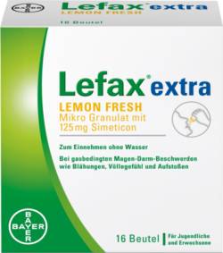 LEFAX extra Lemon Fresh Mikro Granulat 16 St von Bayer Vital GmbH