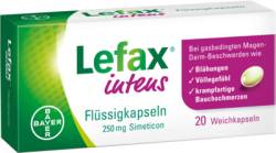 LEFAX intens Fl�ssigkapseln 250 mg Simeticon 20 St von Bayer Vital GmbH