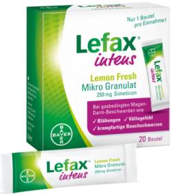 LEFAX intens Lemon Fresh Mikro Granul.250 mg Sim. 20 St von Bayer Vital GmbH