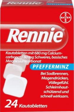 Rennie von Bayer Vital GmbH Geschäftsbereich Selbstmedikation