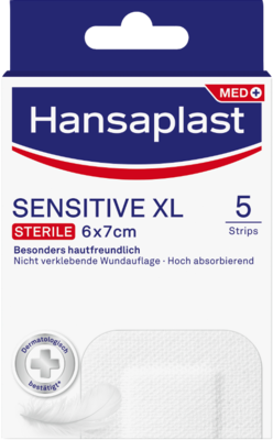 HANSAPLAST Sensitive Wundverband steril 6x7 cm 5 St von Beiersdorf AG