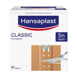 Hansaplast CLASSIC Atmungsaktiv 6cm x 5m von Beiersdorf AG