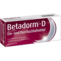 Betadorm®-D 50 mg Tabletten von Betadorm