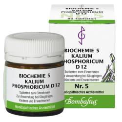 BIOCHEMIE 5 Kalium phosphoricum D 12 Tabletten 80 St von Bombastus-Werke AG