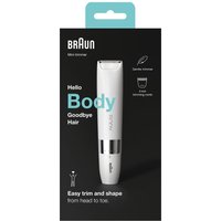 Braun - Elektrische Rasierer 'Body Mini Trimmer Bs1000' in Weiß von Braun