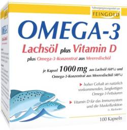 OMEGA-3 LAchsöl plus Vitamin D von Burton Feingold