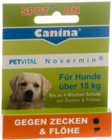PETVITAL Novermin fl�ssig f.Hunde �ber 15 kg 4 ml von Canina pharma GmbH
