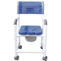 CareLine PCS Dusch- und Toilettenrollstuhl Standard Farbig von Careline