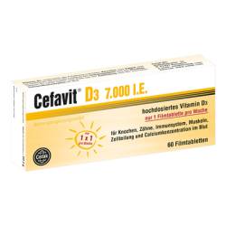 CEFAVIT D3 7.000 I.E. Filmtabletten 7.4 g von Cefak KG