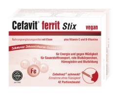 CEFAVIT ferrit Stix Granulat 65,7 g von Cefak KG