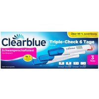 Clearblue Schwangerschaftstest Triplecheck Ultra-frÃ¼h von Clearblue